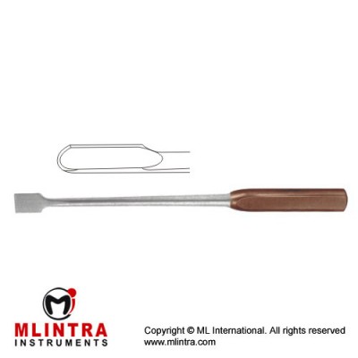 FiberGrip™ Dahmen Bone Gouge Stainless Steel, 30 cm - 12" 8 mm